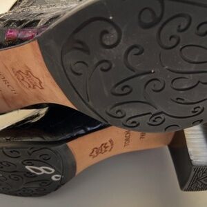 Brighton Torch Black Croc Boots